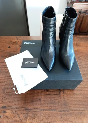 Pollini Studio stivaletti con tacco, merk: Pollini, staat: Goed, maat: 37.5, € 21,00, € 22,75 inclusief Kopersbescherming