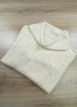 Pull col roulé torsadé femme | Taille XL | Crème |#40, marca: New York & Company, estado: Muy bueno, tamaño: XL / 42 / 14, 6,00 €, 7,00 € Protección al comprador incluida