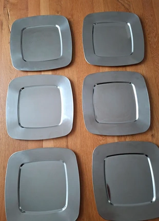 RVS / zilverkleurige onderborden, brand: onbekend, condizioni: Ottime, €11.00, €12.25 include la Protezione acquisti