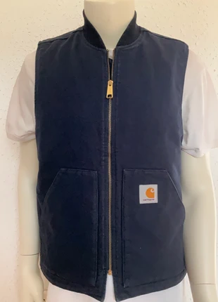 Carhartt Bodywarmer Classic Vest Retro Style Navy Edition taille M, marque: Carhartt, état: Très bon état, taille: M, 90,00 €, 95,20 € Protection acheteurs (Pro) incluse