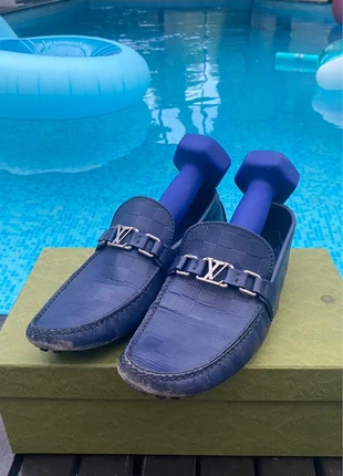 Mocassins bleu Louis Vuitton, marke: Louis Vuitton, zustand: Sehr gut, größe: 44, 120,00 €, 126,70 € inklusive Vinted-Käuferschutz