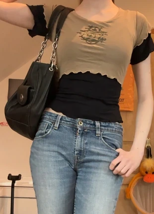 Tshirt Crop Top Blondie, marca: Blondie, estado: Bueno, tamaño: S / 36 / 8, 18,00 €, 19,60 € Protección al comprador incluida