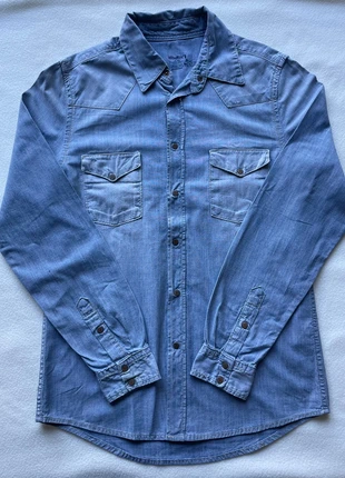 Chemise jean manches longues Kimiwatch taille S, marque: Kiliwatch, état: Très bon état, taille: S, 5,00 €, 5,95 € Protection acheteurs incluse