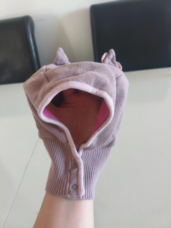 Cagoule motif chat