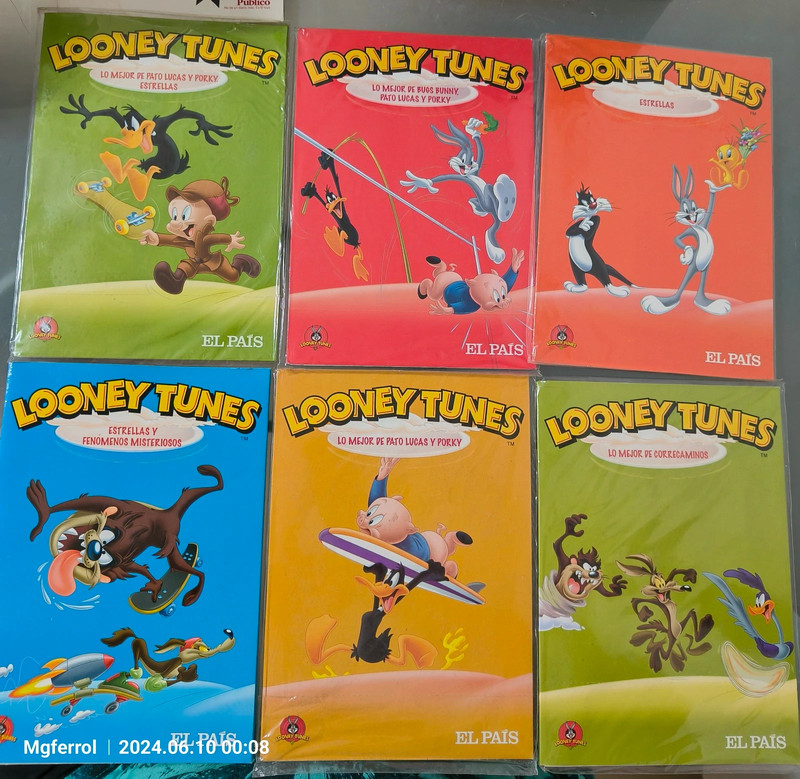 Seis Dvd's Looney Tunes 1