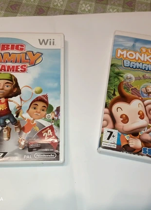 Wii bif family games e super monkey ball banana blitz, merk: Wii, staat: Heel goed, € 8,00, € 9,10 inclusief Kopersbescherming