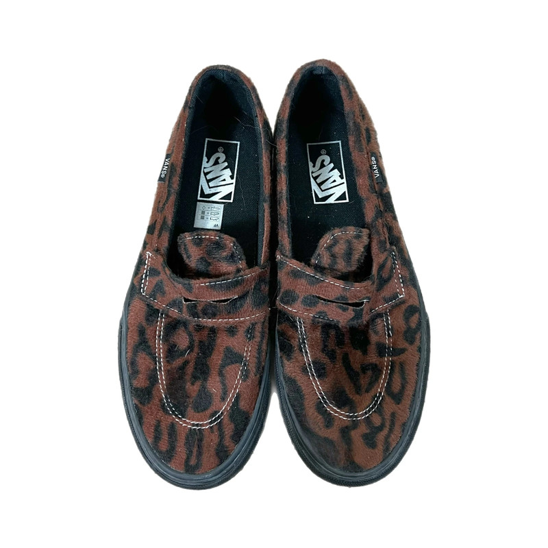 Cheetah Print Vans Slip Ons 1