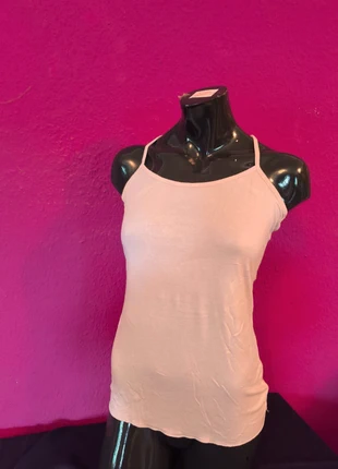 Camiseta de tirantes rosa claro/BLANCO, marca: Mundo Mix, estado: Muito bom, tamanho: L / 40 / 12, €5.00, €5.95 inclui Proteção do Comprador