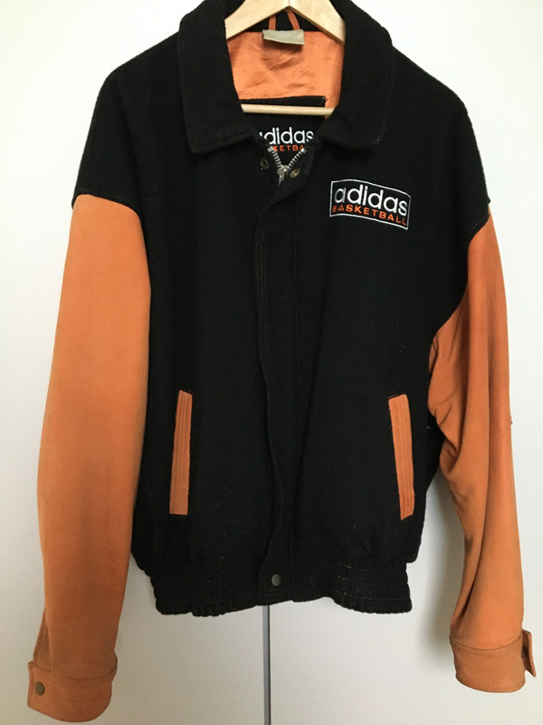 Veste adidas 2025 noir orange