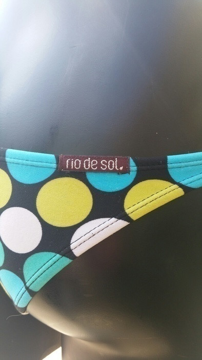 Bikini bandeau brésilien authentique multicolore 5