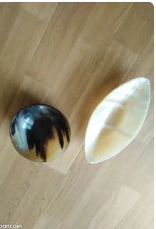 Coupelles vintage lot de deux, merk: Naturel, staat: Nieuw zonder prijskaartje, € 5,00, € 5,95 inclusief Kopersbescherming