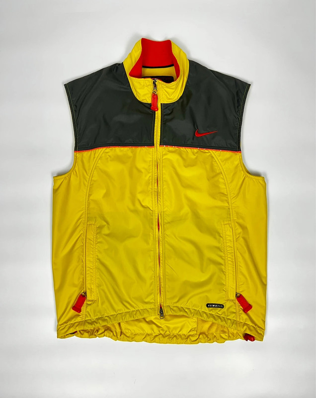 Vintage 90s Nike ACG Fleece Nylon Vest Size L | Vinted