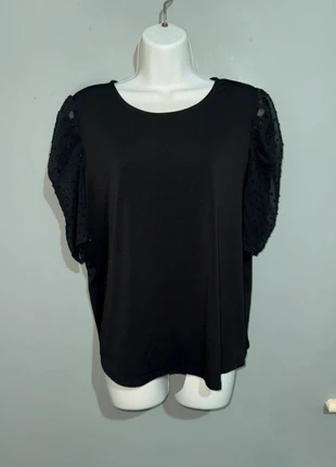 Adrianna Papell women cute short sleeved top, brand: Adrianna Papell, condition: Good, size: L / UK 16-18, £6.00, £7.00 includes Buyer Protection