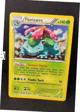 Florizarre Rare Holo 3/108 Bloc Noir&Blanc Set Explorateurs Obscurs, marke: Pokémon, zustand: Sehr gut, 8,00 €, 9,10 € inklusive Vinted-Käuferschutz