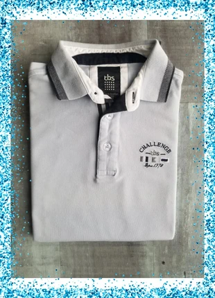 Polo TBS bleu clair logo brodé taille L, marque: TBS, état: Très bon état, taille: L, 11,00 €, 12,25 € Protection acheteurs incluse