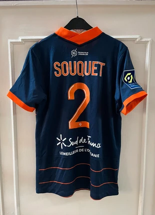 Match Worn Kit Montpellier HSC Arnaud Souquet, merk: Nike, staat: Heel goed, maat: M, € 100,00, € 105,70 inclusief Kopersbescherming