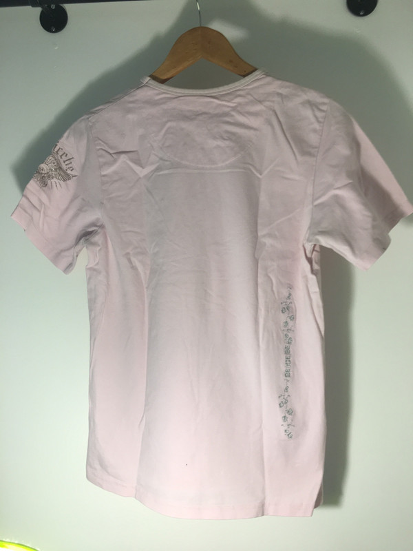 T shirt rose taille S  2