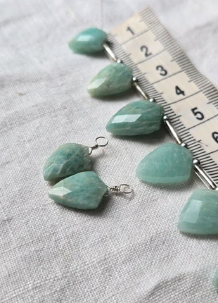 Stunning genuine Amazonite kite cut faceted gemstone beads for jewellery making and crafts - Blue, brand: jewellery maker, condition: New without tags, £18.00, £19.60 includes Buyer Protection