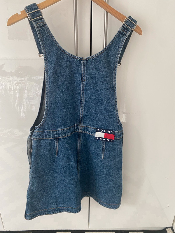 Denim Dungaree Pinafore Dress