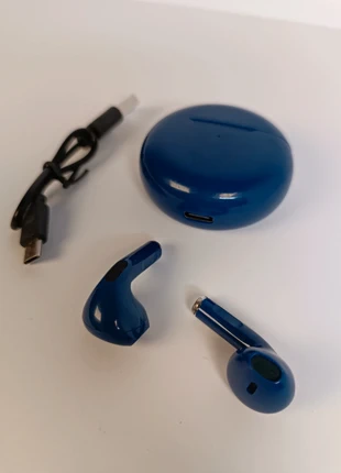 Écouteurs bluetooth sans fil bleu, staat: Nieuw zonder prijskaartje, € 12,00, € 13,30 inclusief Kopersbescherming