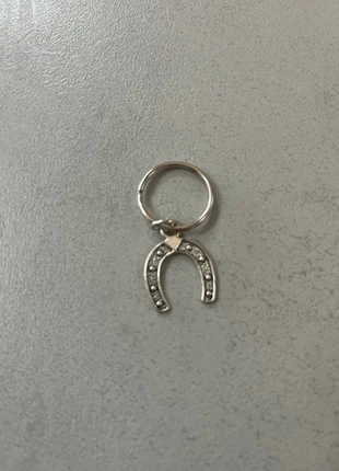 Porte clé fer a cheval acier inoxydable argenté, staat: Heel goed, € 1,00, € 1,75 inclusief Kopersbescherming