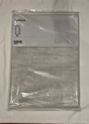 Ikea Teresia Pair of White Sheer Curtains with Rod Pocket, brand: IKEA, condition: New with tags, size: 250 cm - 299 cm, £5.00, £5.95 includes Buyer Protection