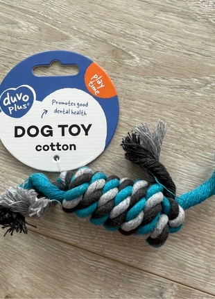 Jouet chien corde coton bleu et gris duvo plus, marque: duvo plus, état: Neuf avec étiquette, 6,00 €, 7,00 € Protection acheteurs incluse