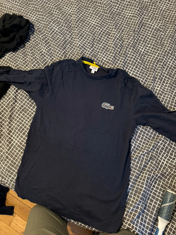 Tee shirt lacoste manche longue shop