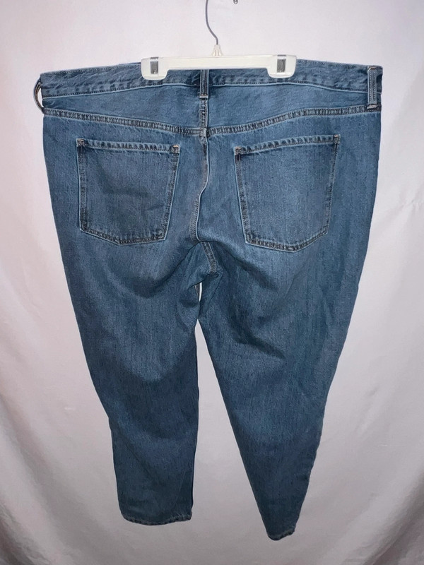 Ladies sz 18 Old Navy Slouchy Taper ripped denim jeans 5