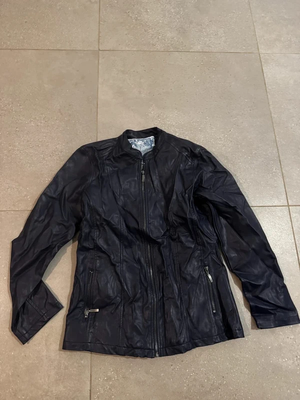 Blouson bleu marine Atlas for Women, taille 38/40, neuf sans étiquette