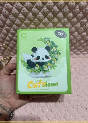 Mini-Blocs de Construction (428 PCS) - Série Cute Moon - Modèle Panda / Lune Fleuri, estado: Muito bom, tamanho: 8 anos / 128 cm, €3.00, €3.85 inclui Proteção do Comprador