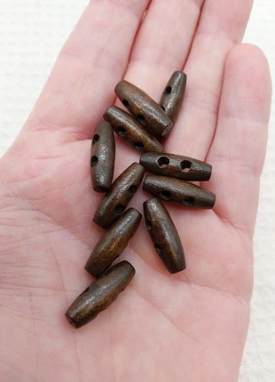 Bouton de couture toggles marron 20mm en bois - 10pcs A0507, marca: Mercerie Syllikan, estado: Muy bueno, 2,25 €, 3,06 € Protección al comprador Pro incluida