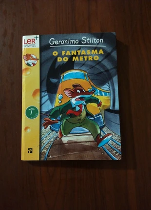 Livro "O Fantasma do Metro - Gerónimo Stilton"(N°11), staat: Heel goed, € 3,50, € 4,38 inclusief Kopersbescherming
