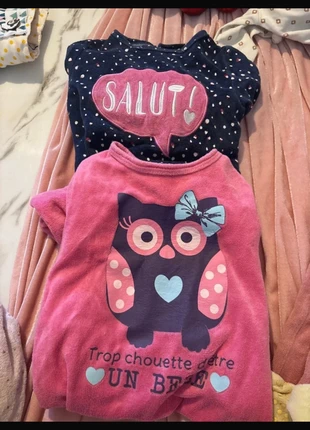 Lot Pijamas velours, brand: Gémo, condition: Very good, size: 12-18 months / 80 cm, €2.50, €3.33 includes Buyer Protection