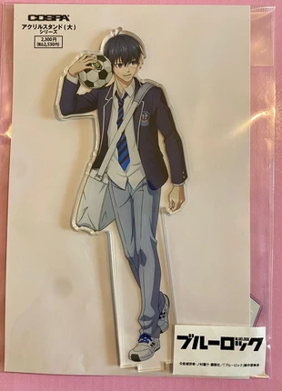 Bluelock Official Isagi Yoichi BIG Acrylic Stand, brand: Blue Lock, condition: New with tags, £10.00, £11.20 includes Buyer Protection