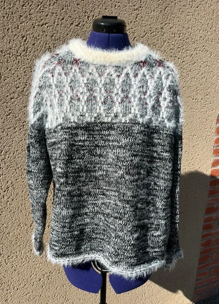 Pull nordique duveteux vintage – Chaleur et douceur d’hiver, estado: Muito bom, tamanho: XXL / 44 / 16, €17.99, €19.59 inclui Proteção do Comprador
