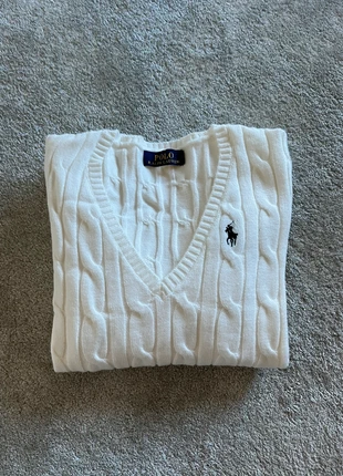 Malha / Sweater Polo Ralph Lauren decote em V, marca: Ralph Lauren, estado: Novo sem etiquetas, tamanho: S / 36 / 8, €49.90, €53.10 inclui Proteção do Comprador