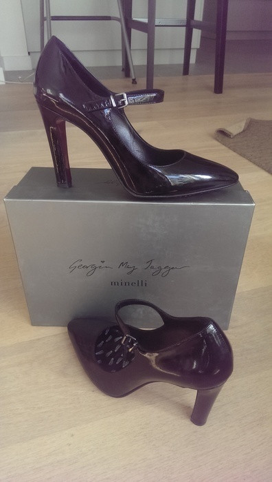 escarpins noir a boucle - minelli collection may jagger 1