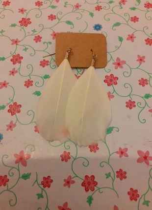 Boucle d'oreille plume , état: Bon état, 5,80 €, 6,79 € Protection acheteurs incluse