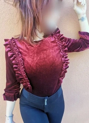 Top dark red S/36, marque: Vintage, état: Neuf avec étiquette, taille: S / 36 / 8, 20,00 €, 21,70 € Protection acheteurs incluse