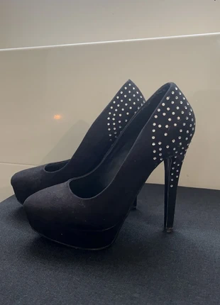 Talon noir taille 37 - 13 cm, brand: Closer By Chaussea, condition: Good, size: 37, €5.00, €5.95 includes Buyer Protection