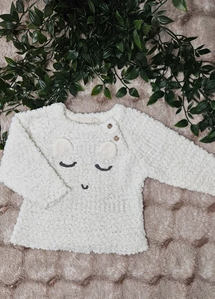 Pull Bébé Zara Blanc – 3 à 6 Mois Fille Garçon Style Laine Bouclée Quasi Neuf, brand: Zara, condition: New without tags, size: 3-6 months / 62 cm, €3.50, €4.38 includes Buyer Protection