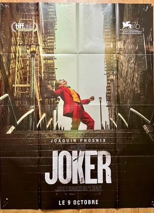 Affiche originale de cinéma Joker – 120x160 cm, merk: DC Comics, staat: Goed, € 69,00, € 73,15 inclusief Kopersbescherming Pro