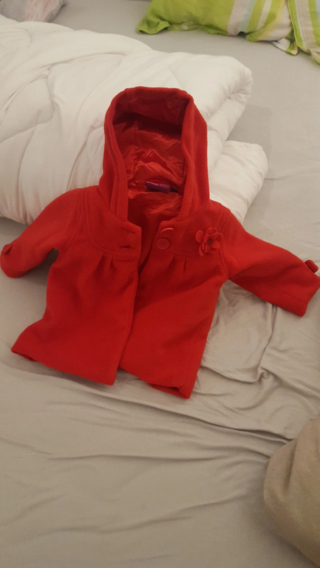 Veste bébé rouge