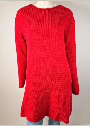 👗 Robe pull rouge Belcci – Maille torsadée – Taille estimée M/L, brand: Vintage Dressing, condition: Good, size: M / 38 / 10, €8.90, €10.05 includes Buyer Protection