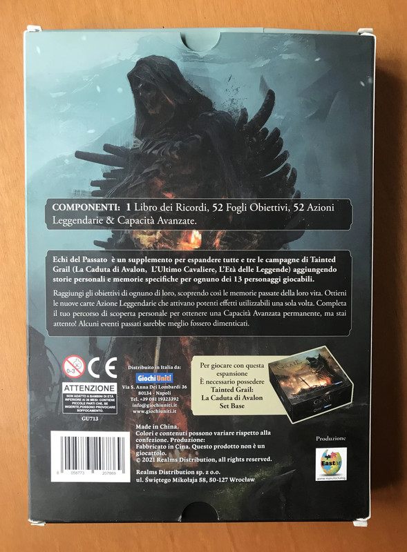 Tainted Grail La Caduta di Avalon: Echi del passato - Giochi Uniti - Kickstarter - 2020 2