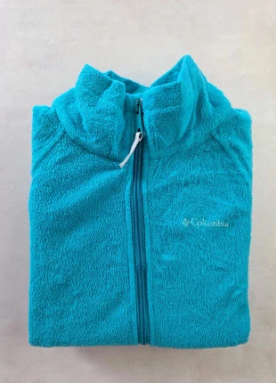 Veste polaire Columbia bleu turquoise pour adolescent (taille 14/16, équivalent S), merk: Columbia, staat: Heel goed, maat: S, € 18,00, € 19,60 inclusief Kopersbescherming