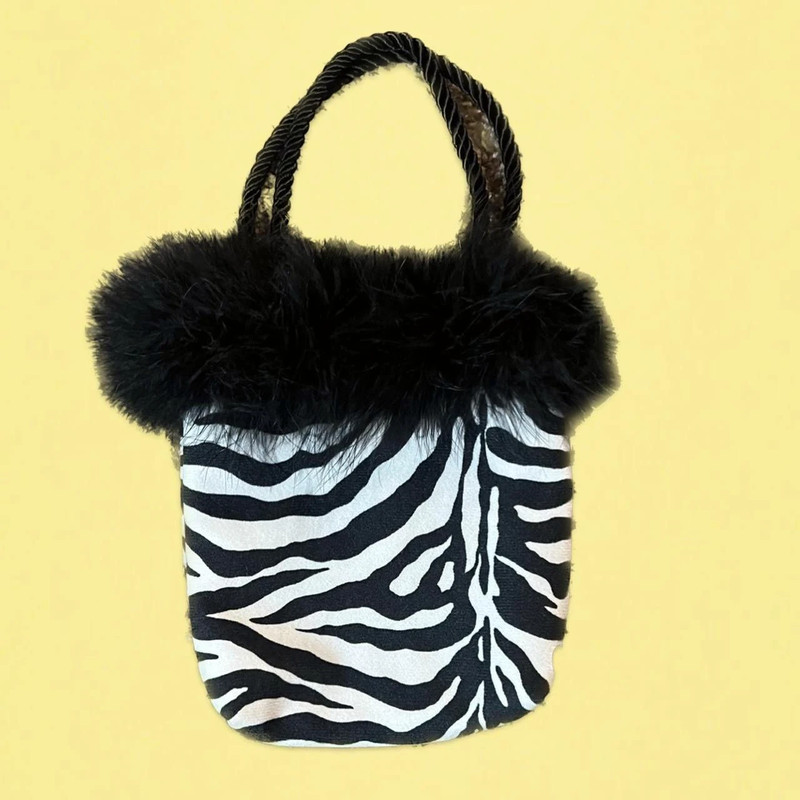 Y2K Zebra Mini Bag