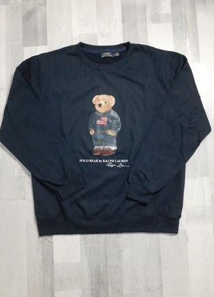 Pull bear ourson Ralph Lauren bleu marine taille L homme, brand: Ralph Lauren, condition: New without tags, size: L, €85.00, €89.95 includes Buyer Protection