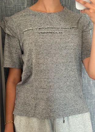 T-shirt gris Jennyfer S, brand: Jennyfer, condition: Very good, size: S / 36 / 8, €6.00, €7.00 includes Buyer Protection